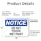 Signmission Do Not Touch Wet Paint, 18 in W x Rectangle, Plastic OS-2PACK-NS-P-1218-L-11388 - alternate 3
